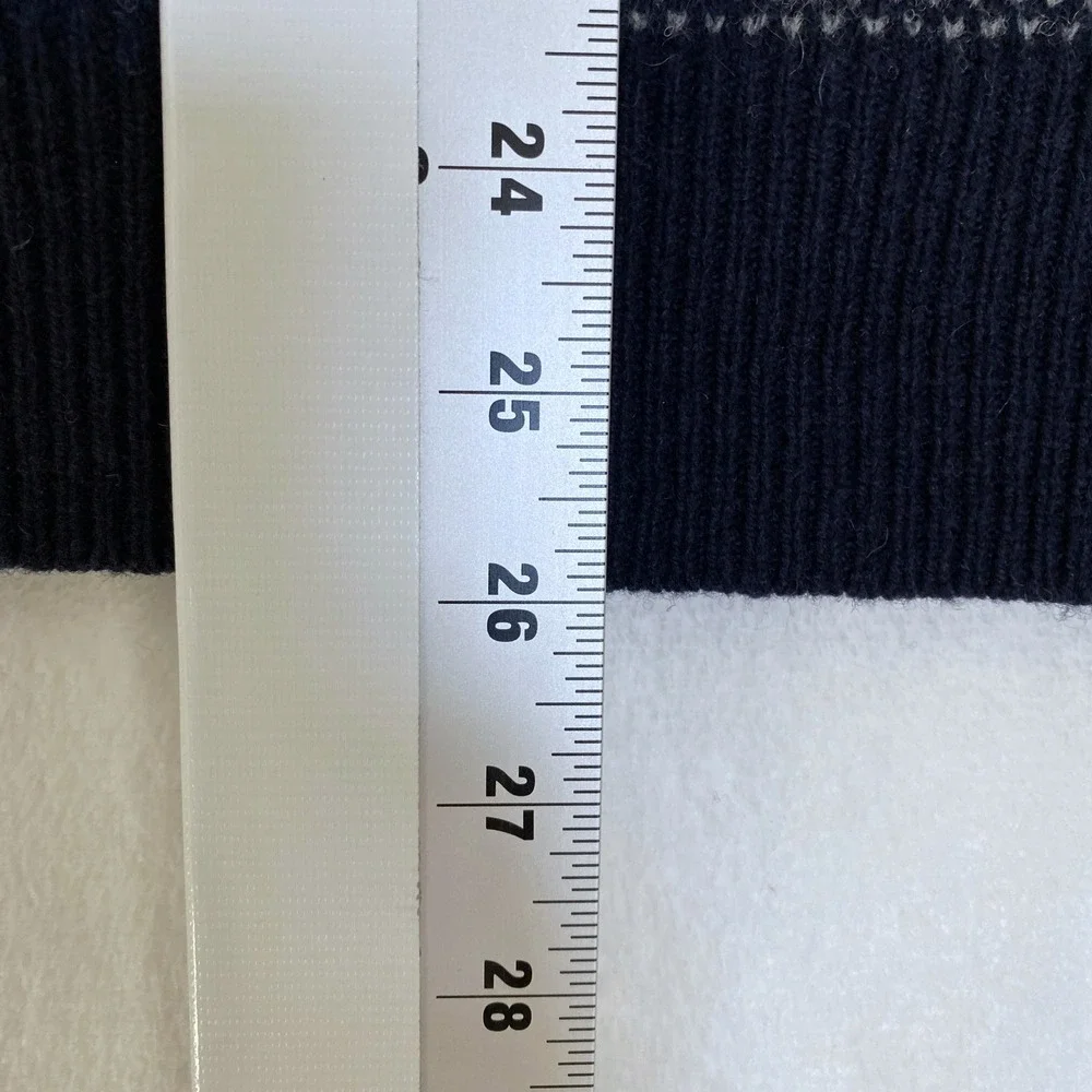 J. Crew Men's Shawl Collar Sweater Size M‎ Navy 100% Lambs Wool